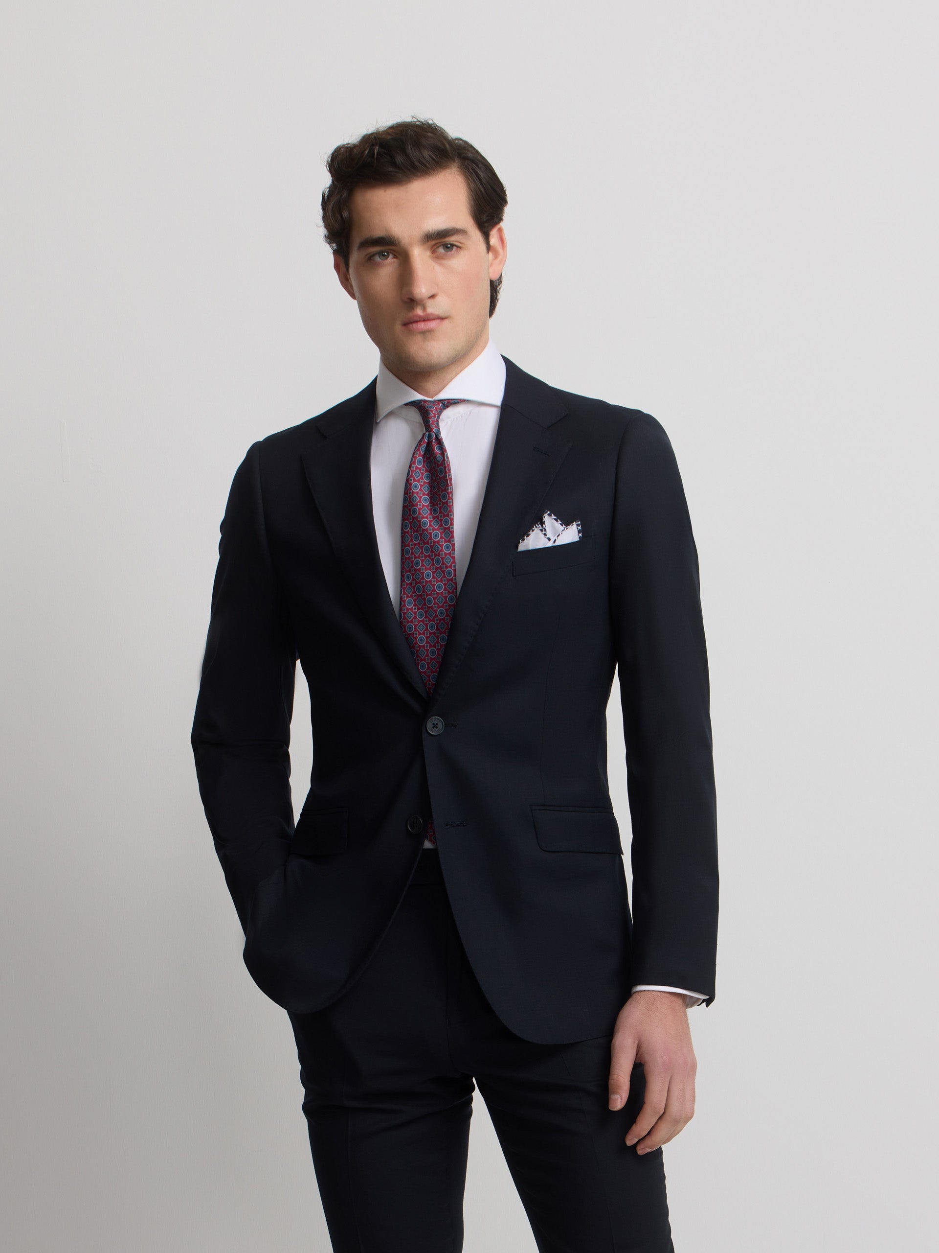 Veste de costume stretch naturelle bleu marine