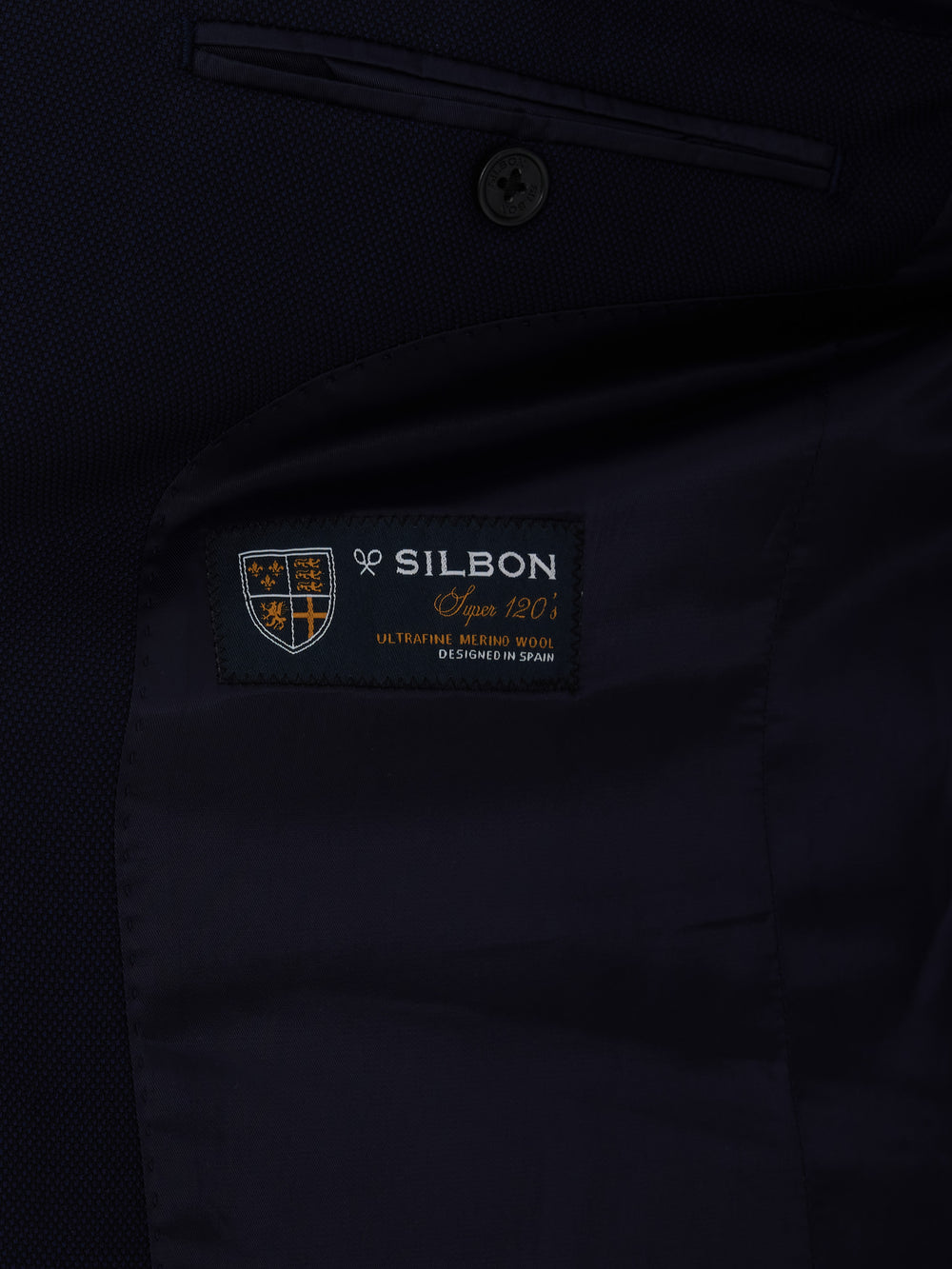 Americana traje estructura azul marino