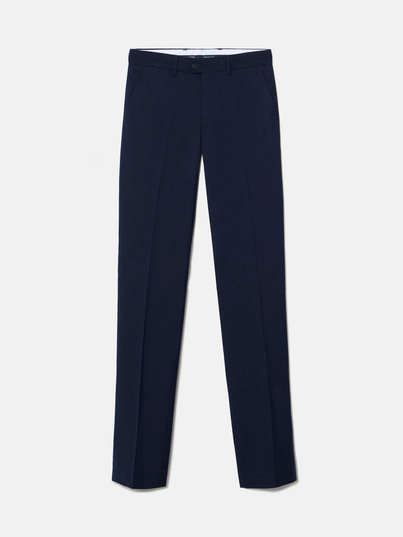 Essential navy blue suit trousers
