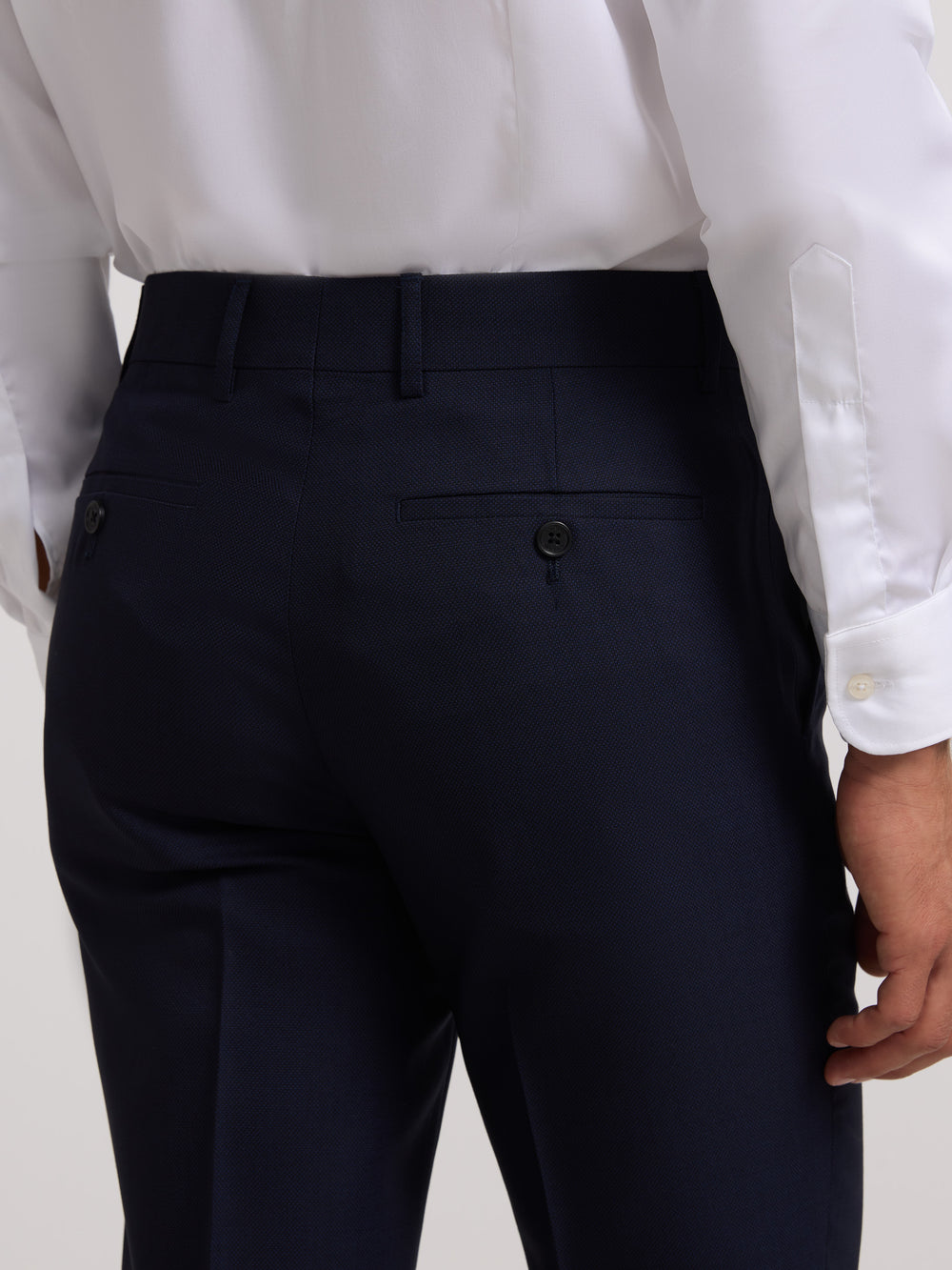 Pantalon traje essential azul marino