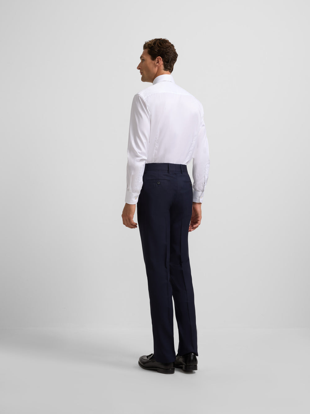 Pantalon traje essential azul marino
