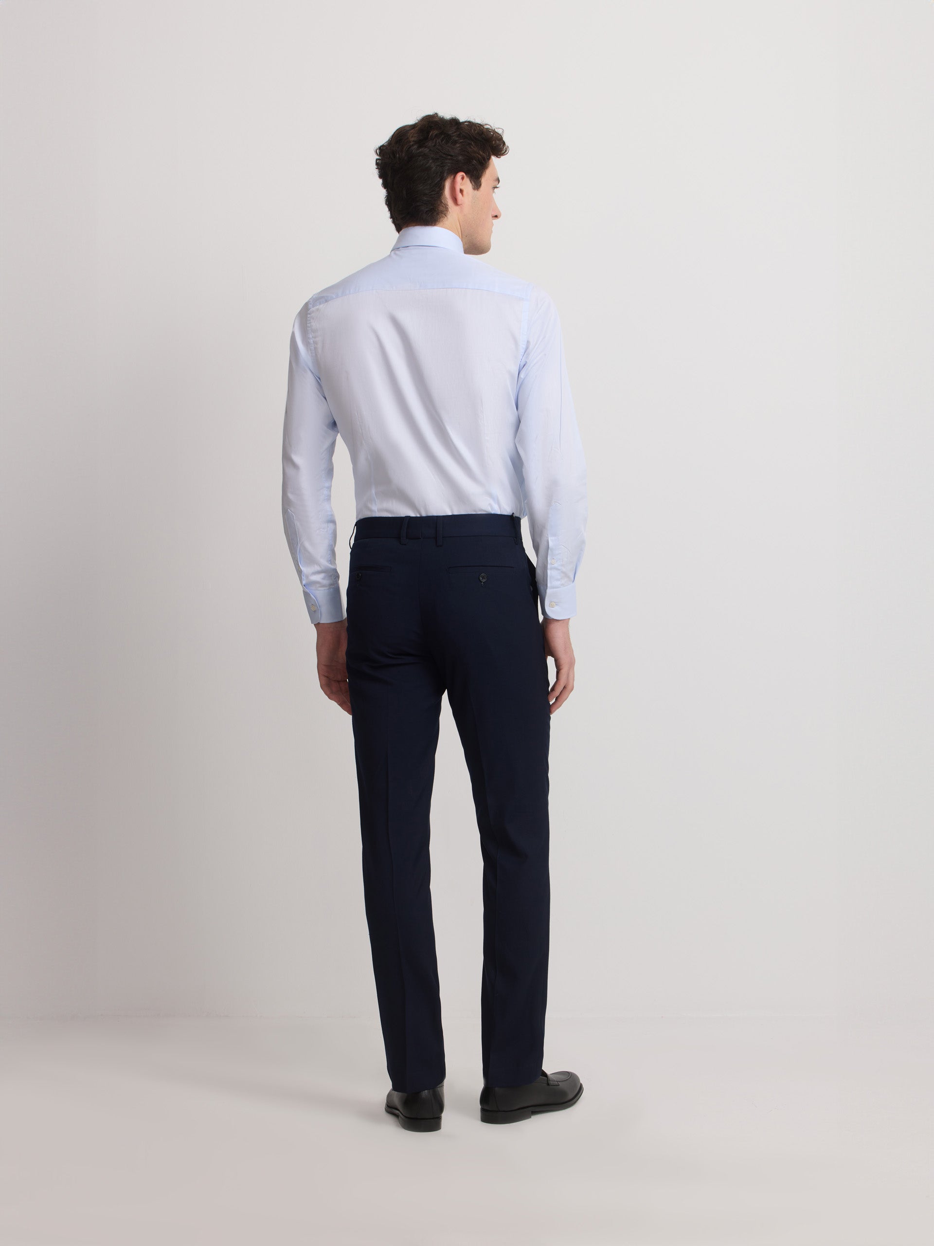 Pantalon traje essential azul marino