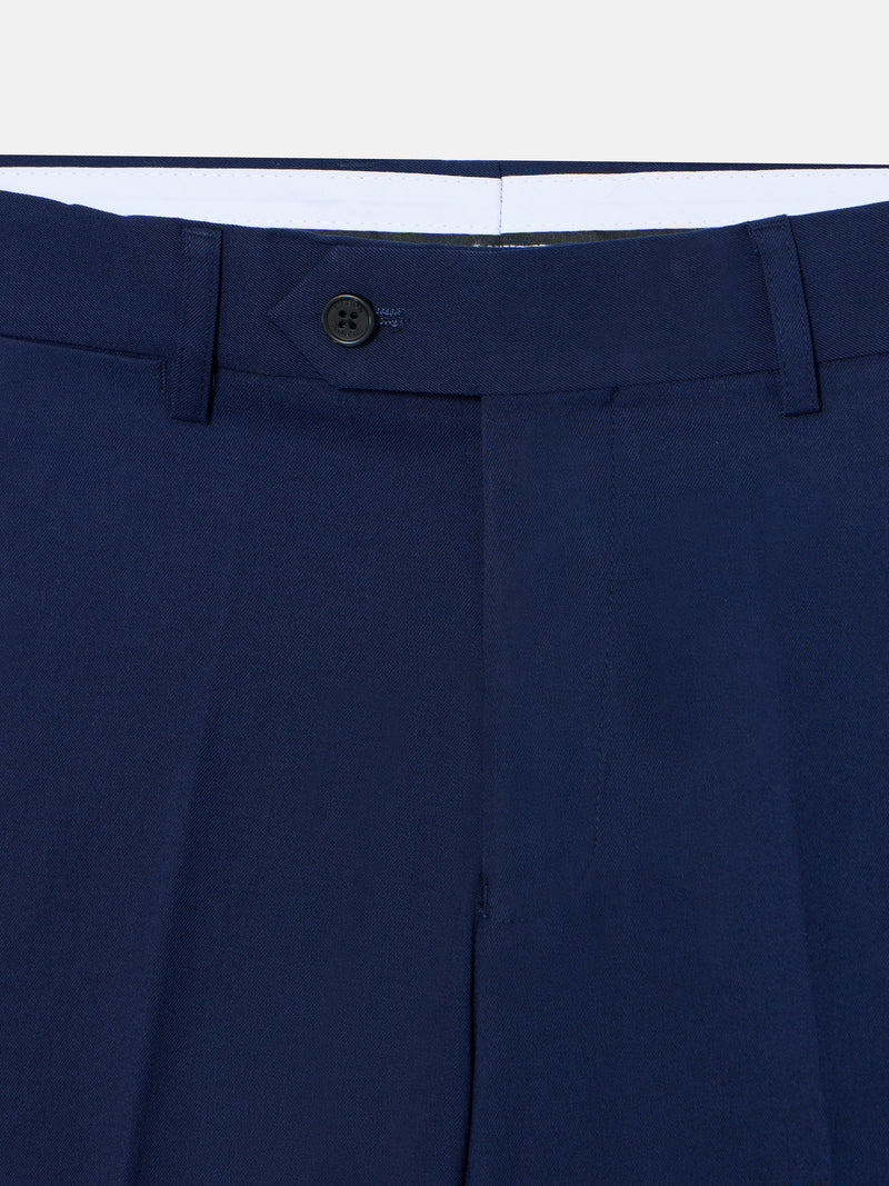 Pantalon traje essential azul medio