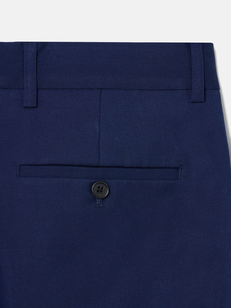 Pantalon traje essential azul medio
