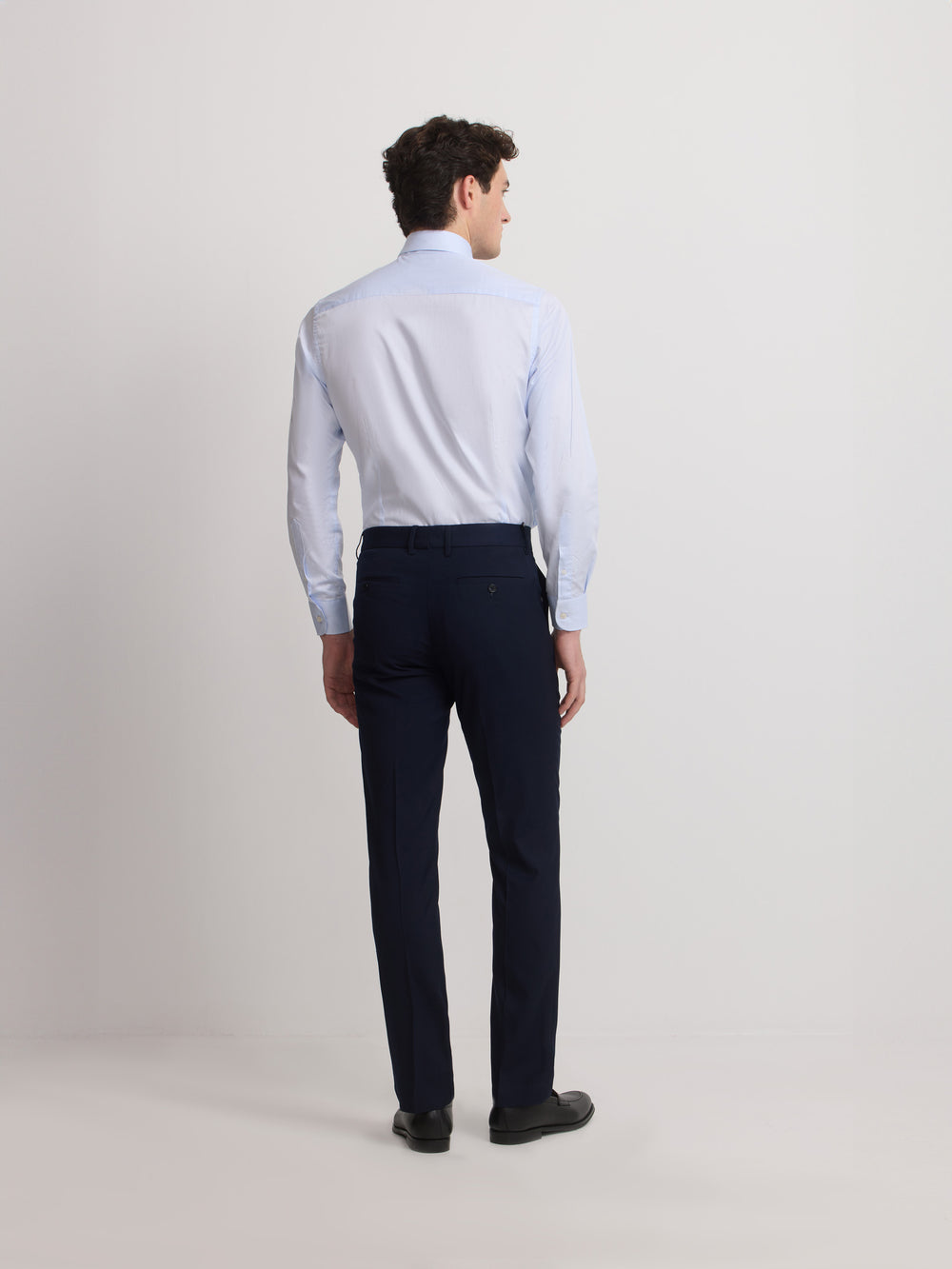Pantalon de costume stretch bleu clair