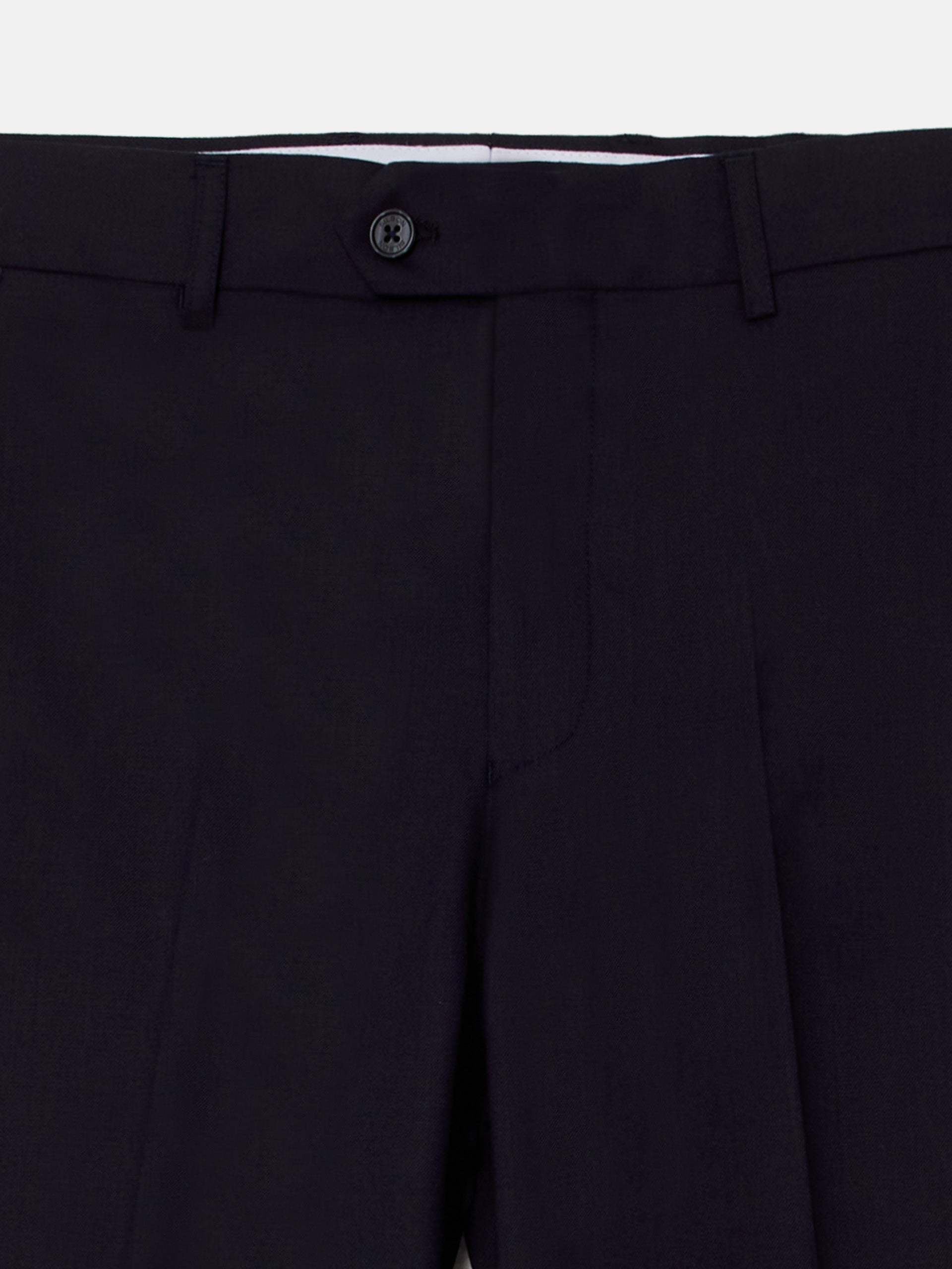 Natural stretch dark navy suit pants