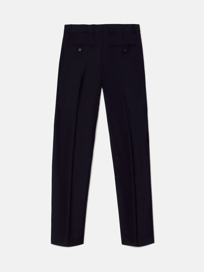 Pantalon de costume stretch naturel bleu marine foncé