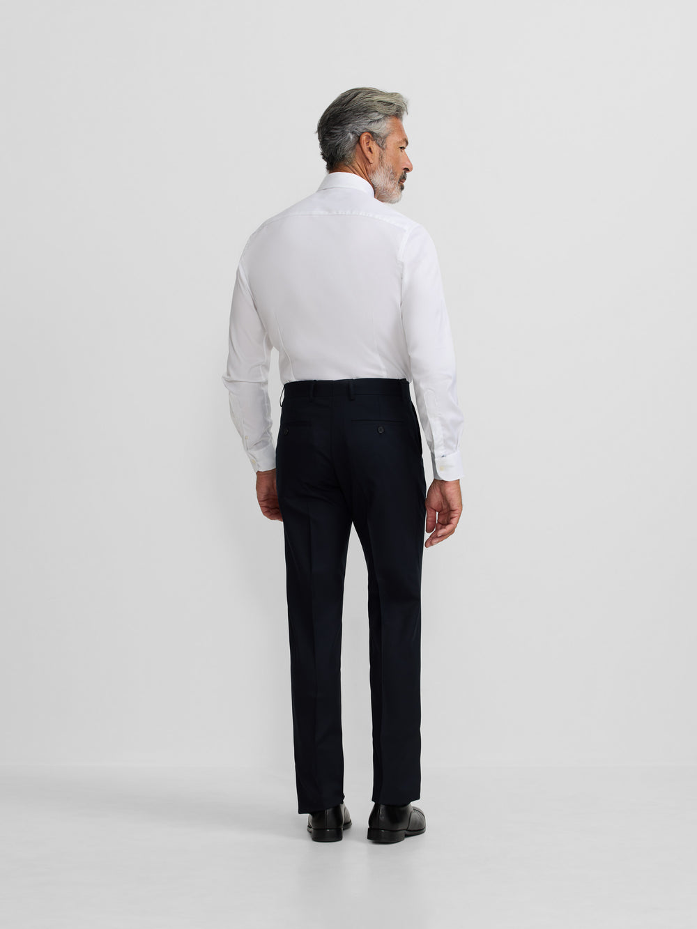 Pantalon traje natural stretch dark navy