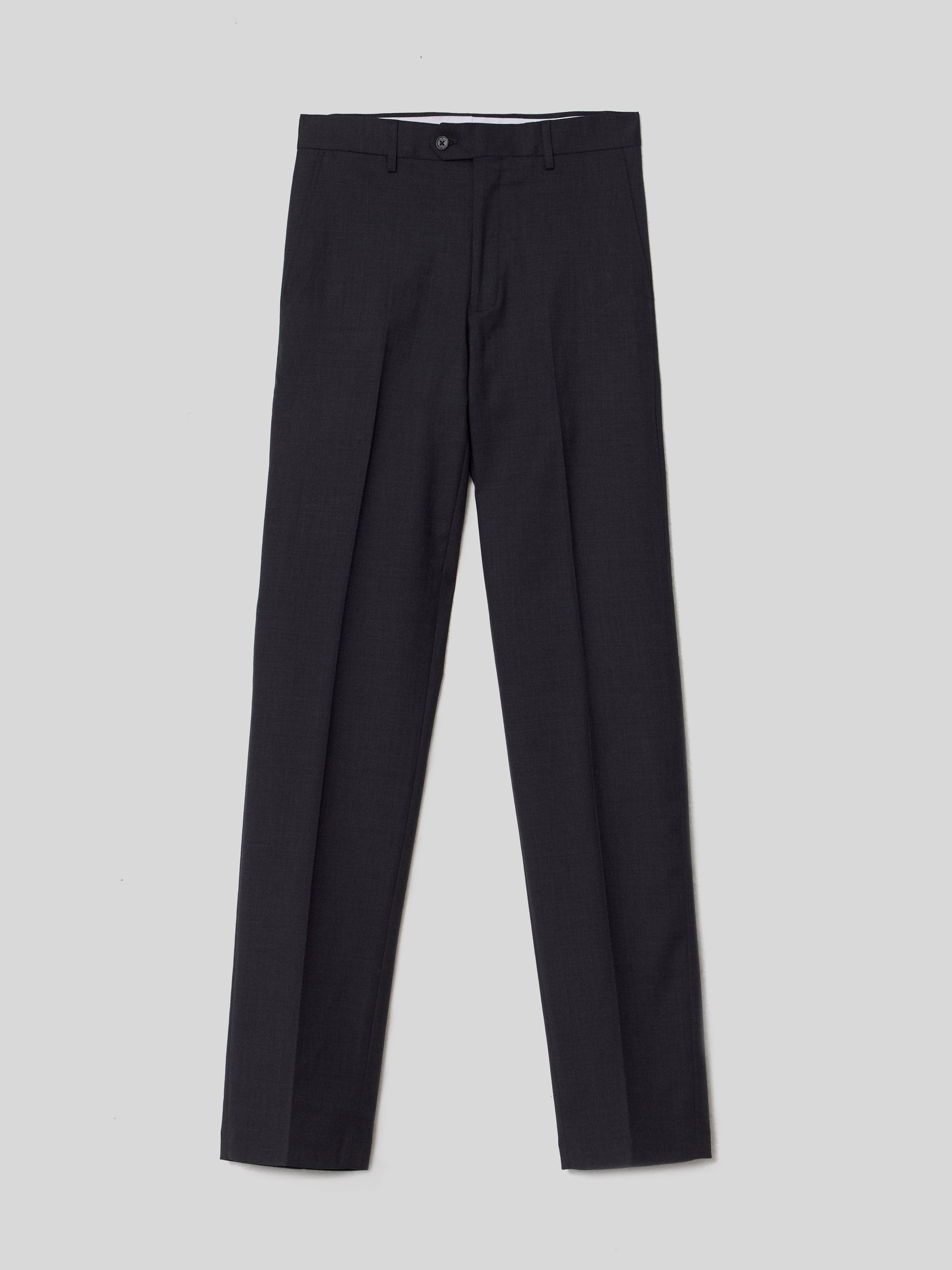 Pantalon traje natural stretch gris