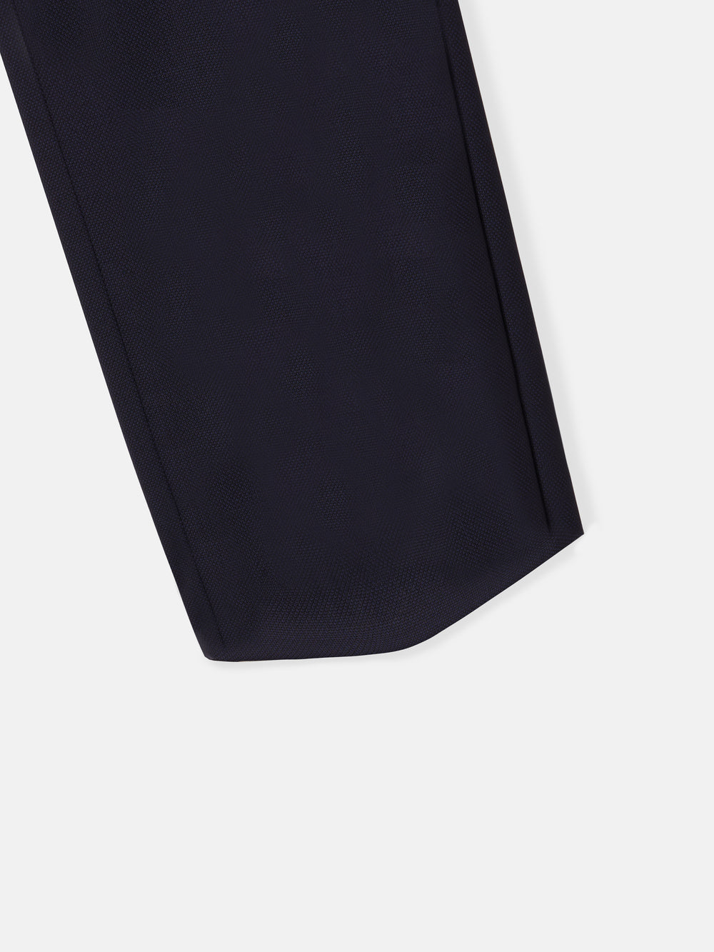 Calças de fato estruturadas azul-marinho