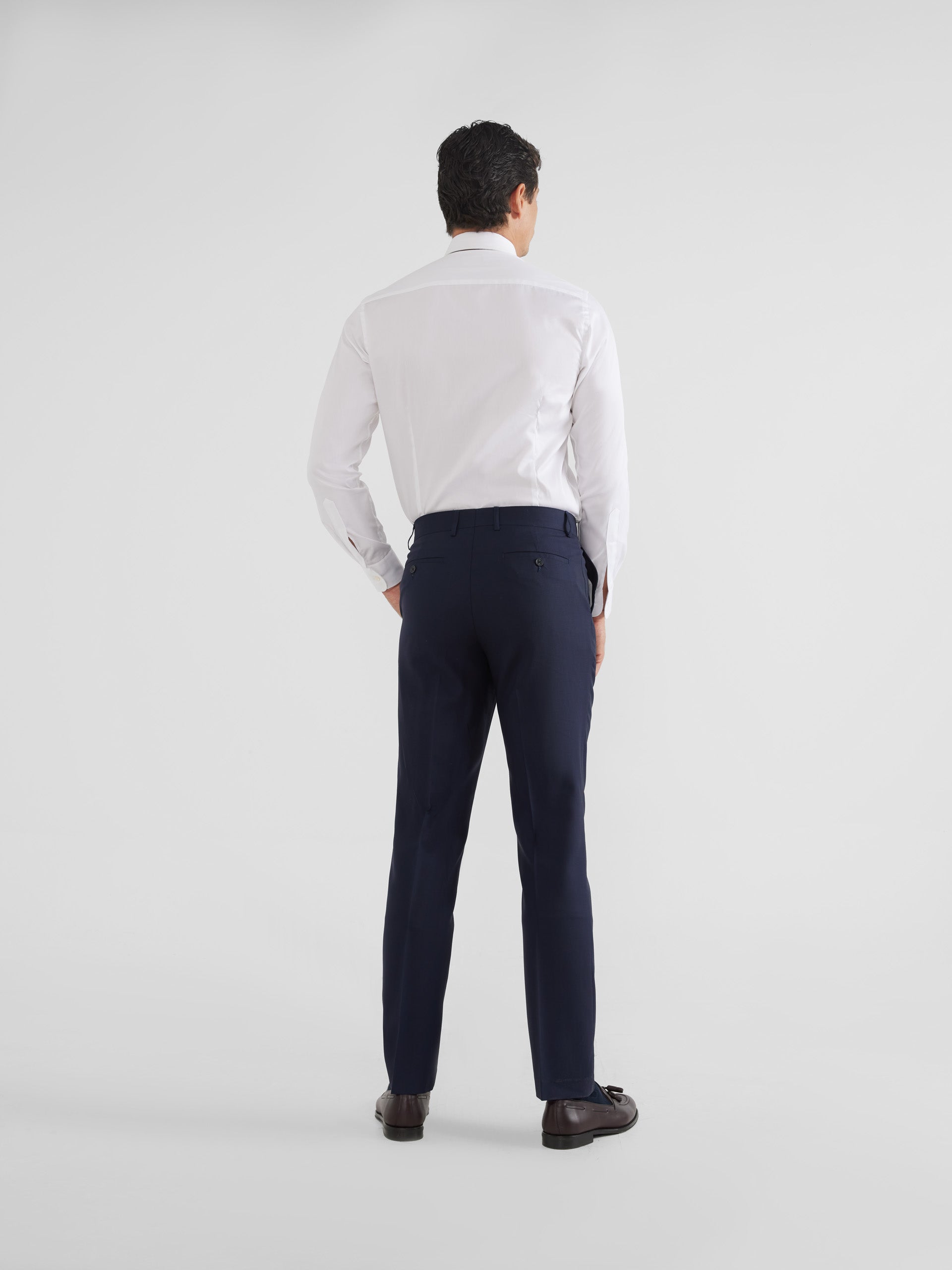 pantalon azul traje