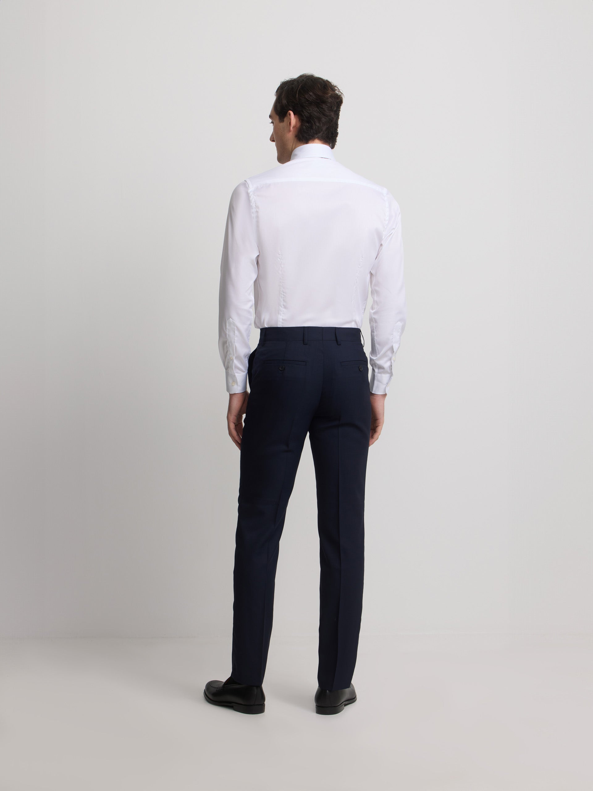Pantalon traje estructura azul marino