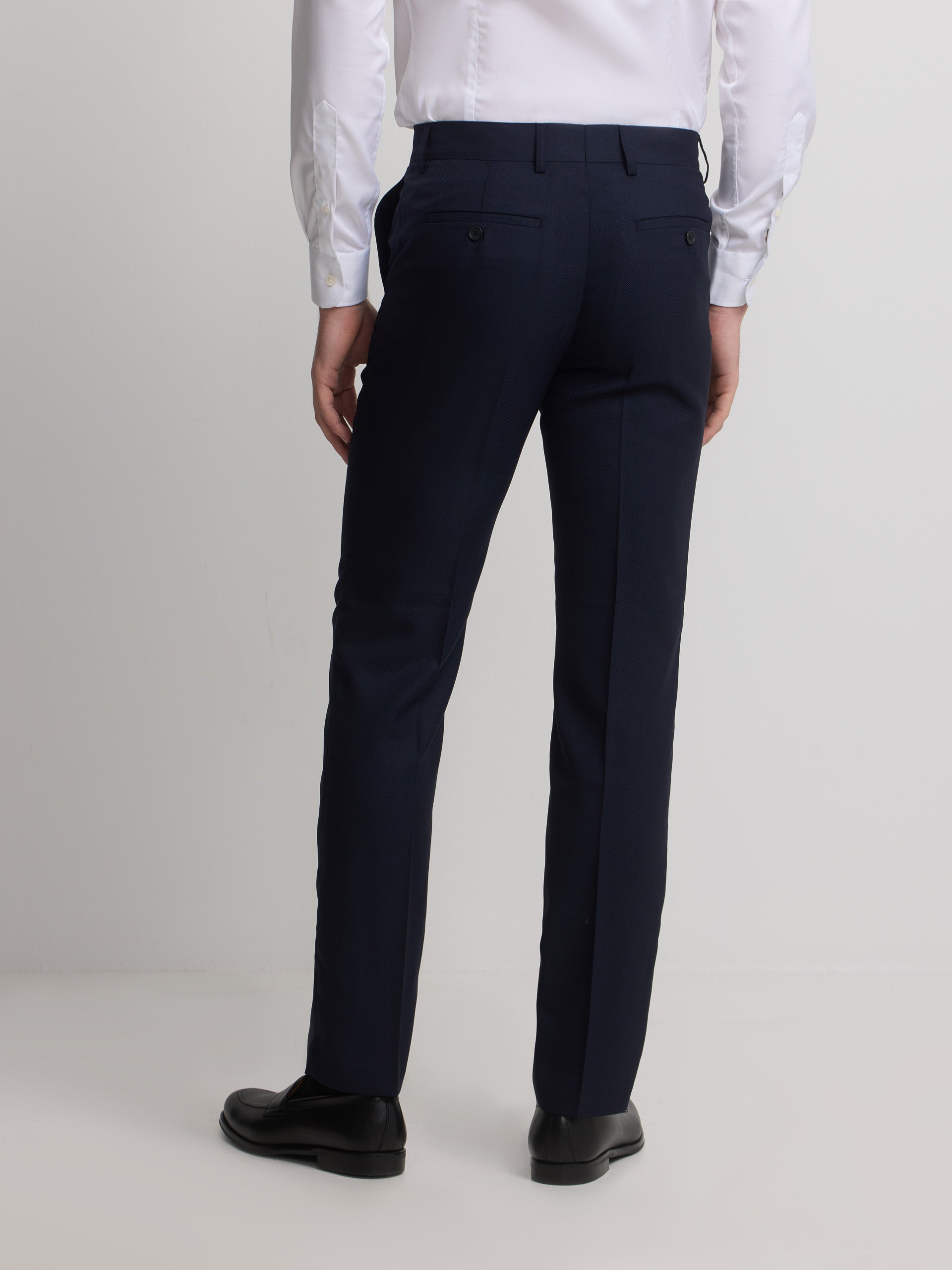 Pantalon traje estructura azul marino