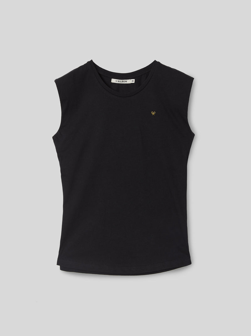 Camiseta woman sun negra