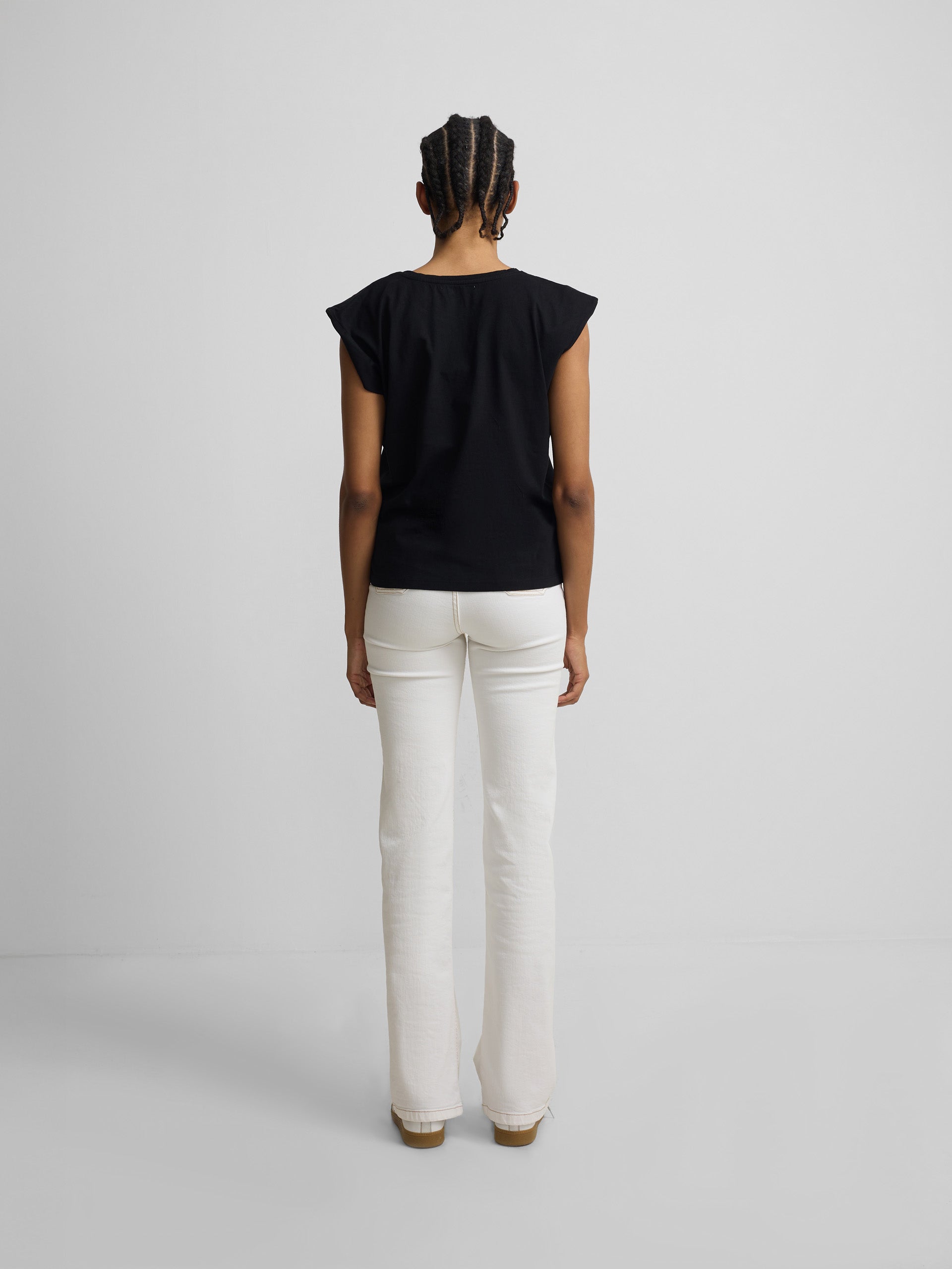 T-shirt femme soleil noire