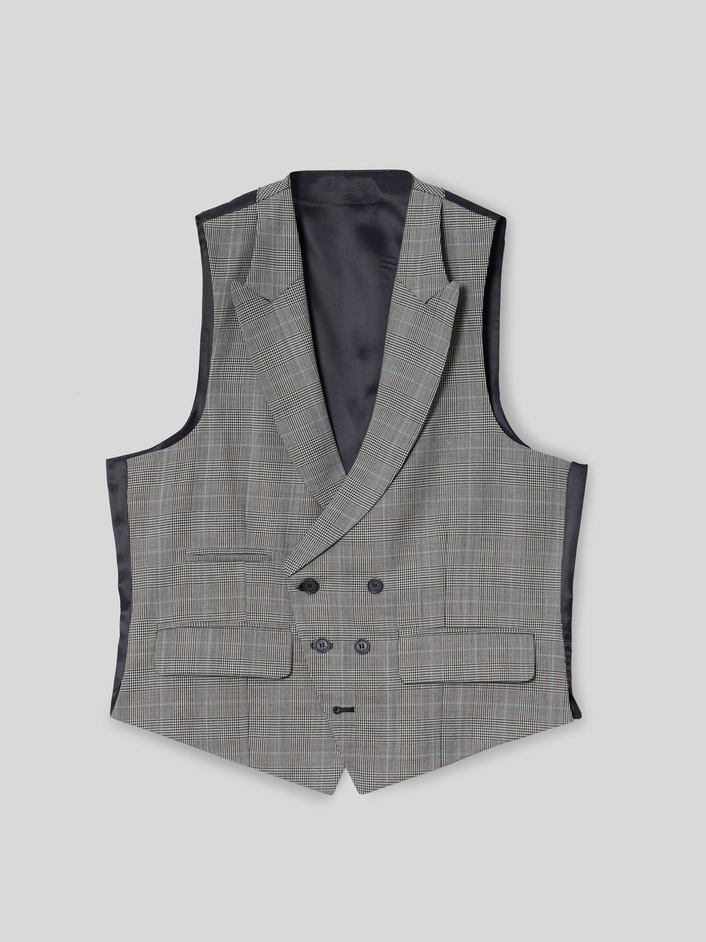 Chaleco chaque tailoring principe de gales gris