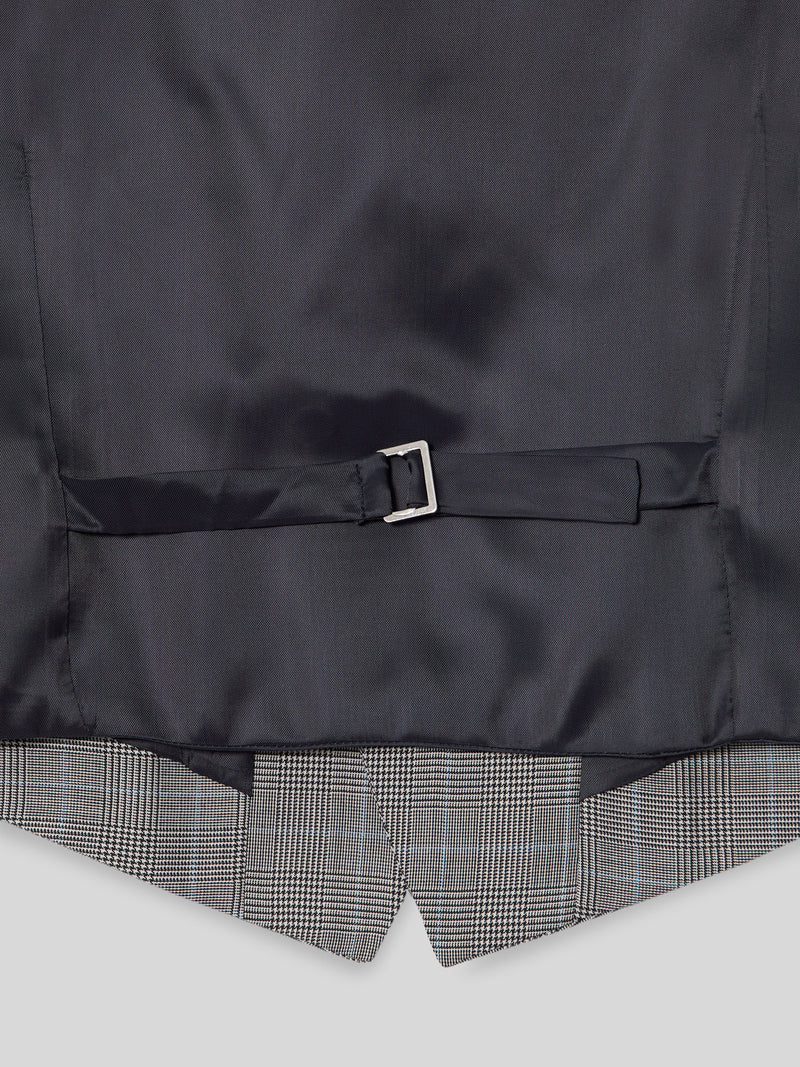 Chaleco chaque tailoring principe de gales gris