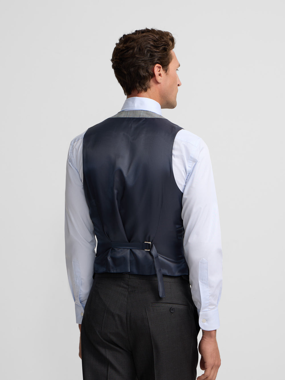 Colete chaque tailoring príncipe de Gales cinzento