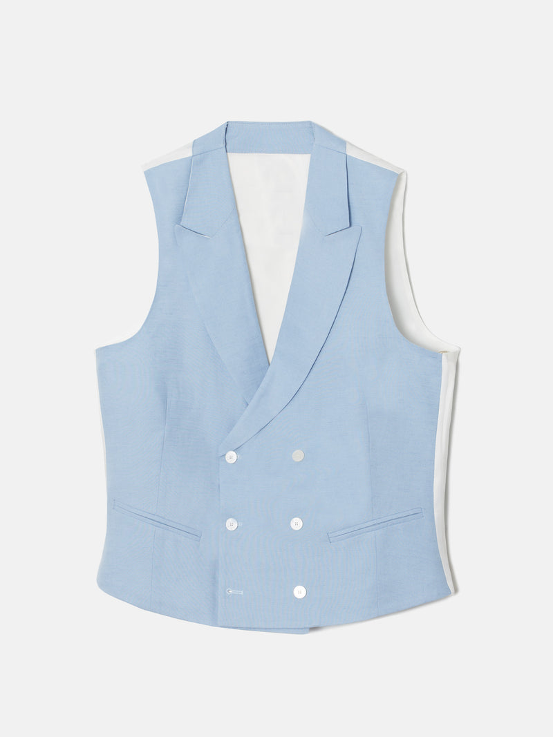 Classic collar stewardess vest
