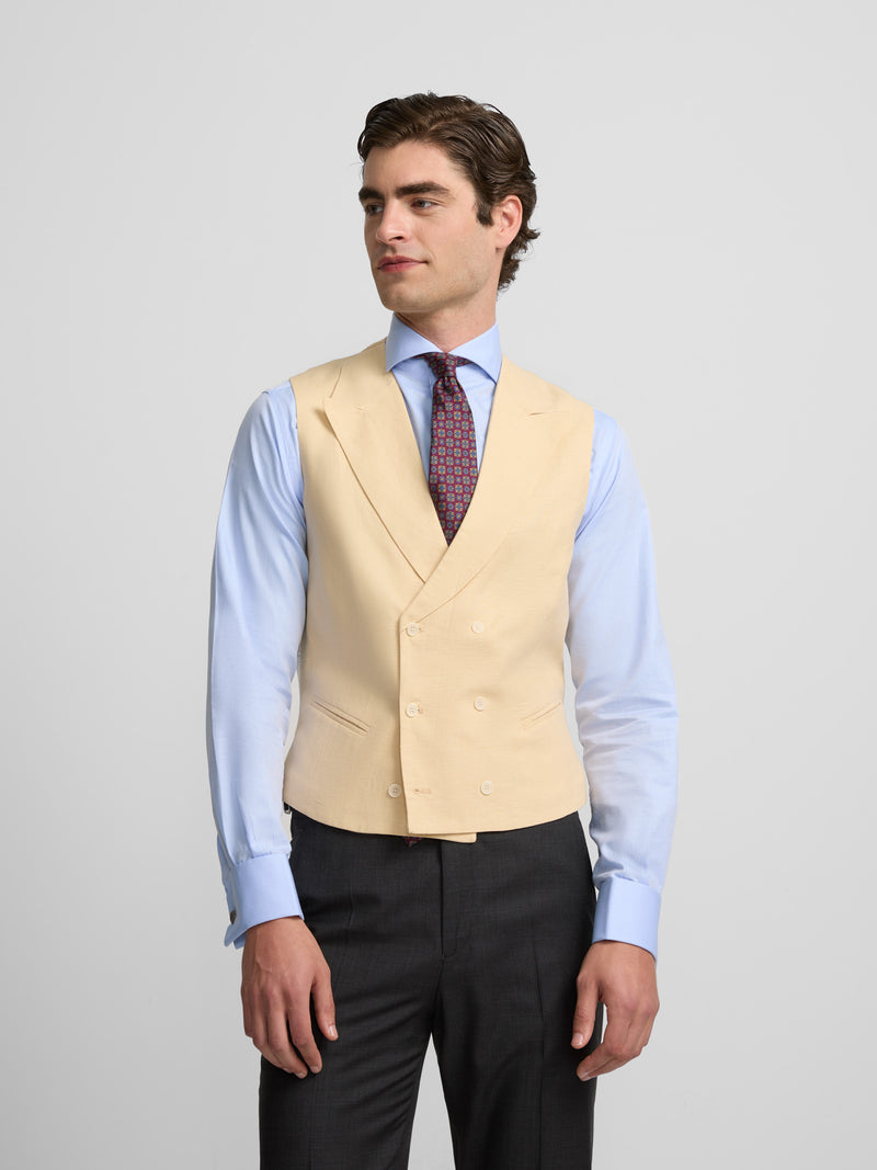 Chaleco chaque clasico camel