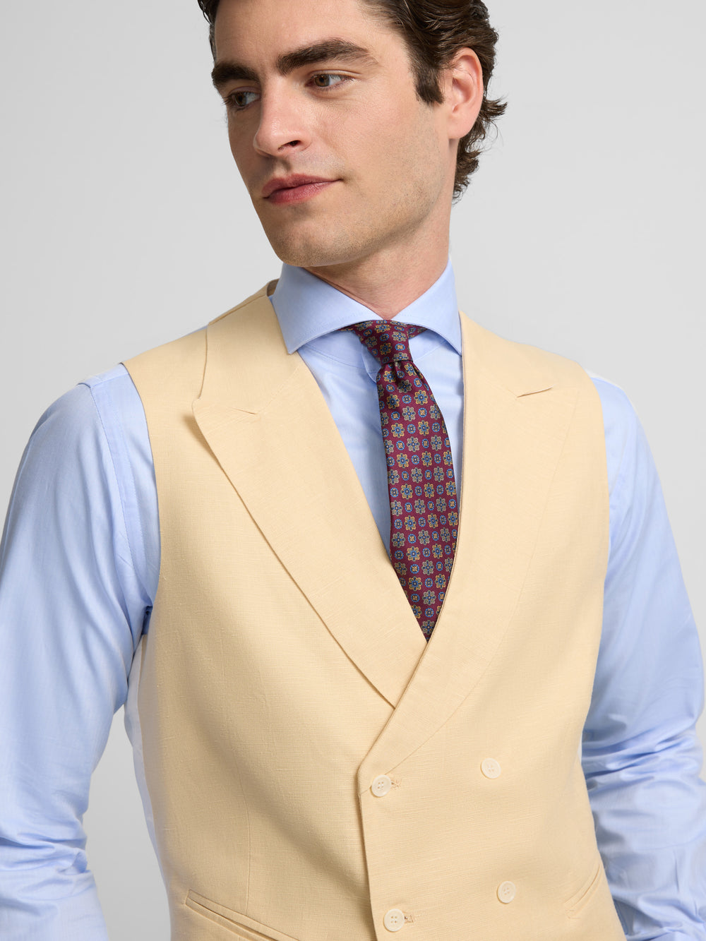Gilet chaque classique terre | Silbon Français Gilet chaque classique terre | Silbon Français