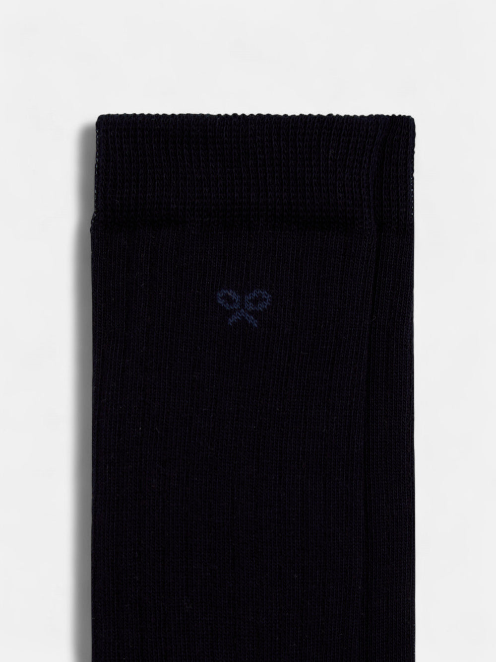 Plain navy blue kids socks