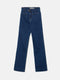 Flare denim pants with pockets