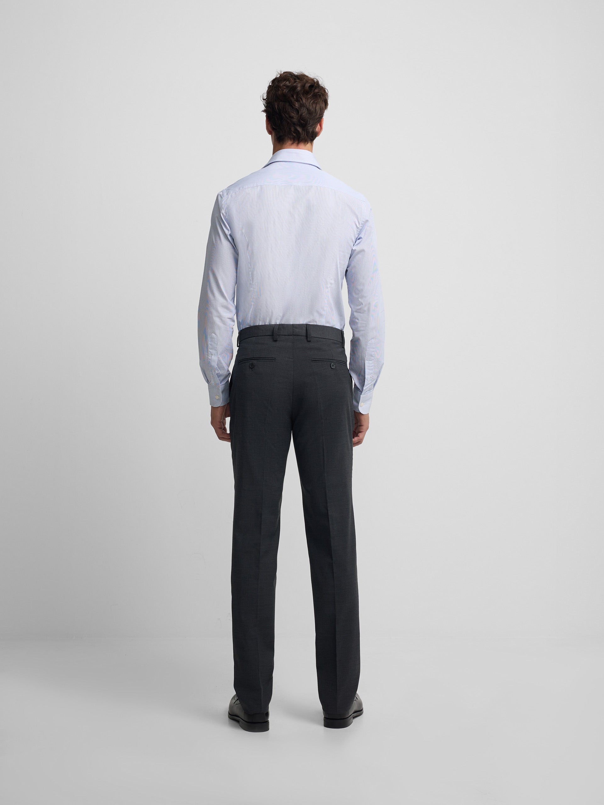 Charcoal gray classic dress pants