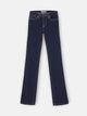 Pantalon femme boot cut bleu marine