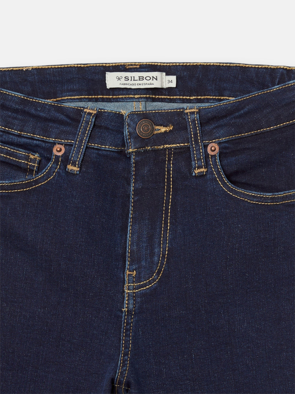 Pantalon woman boot cut azul marino