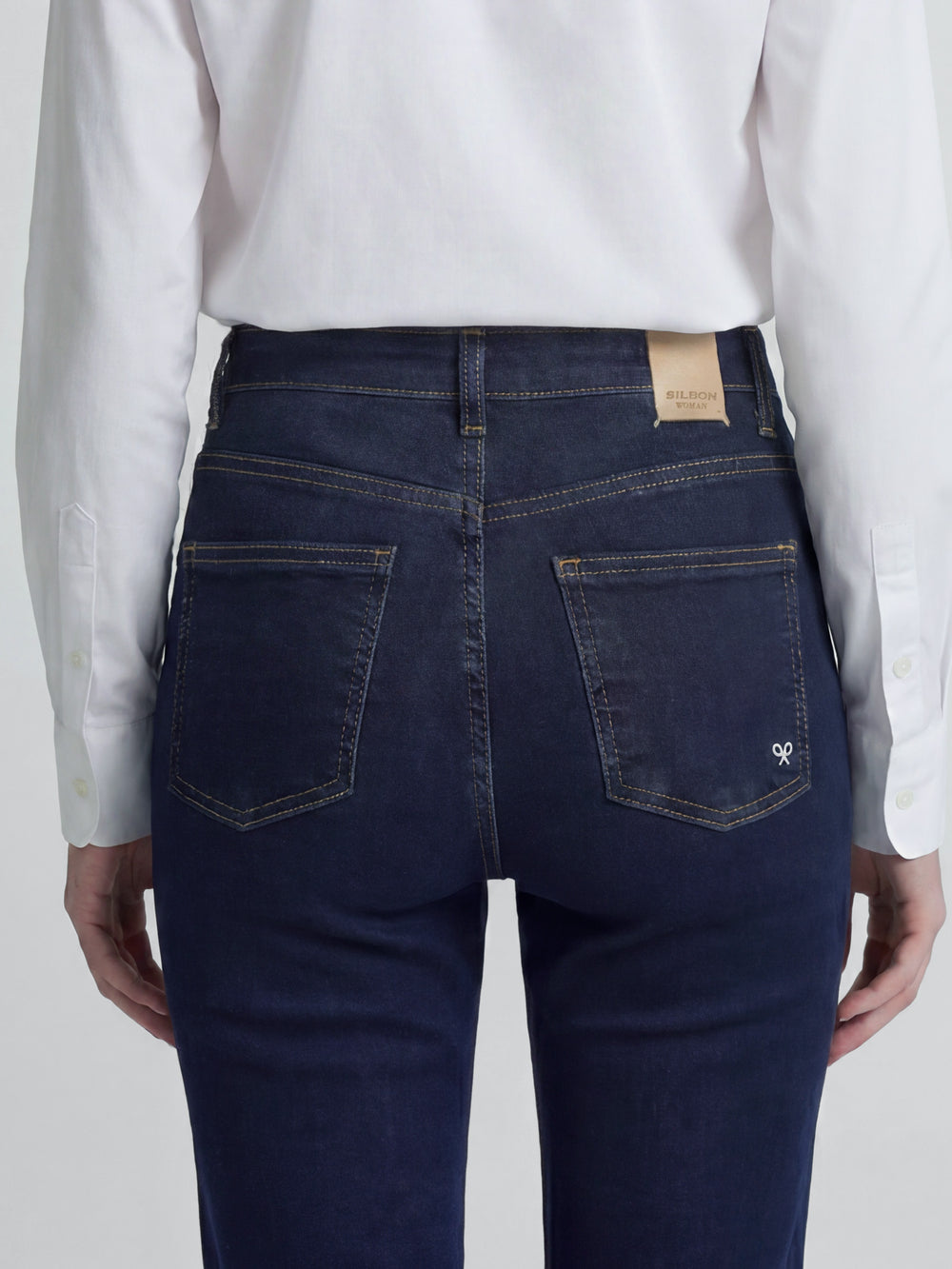 Pantalon woman boot cut azul marino