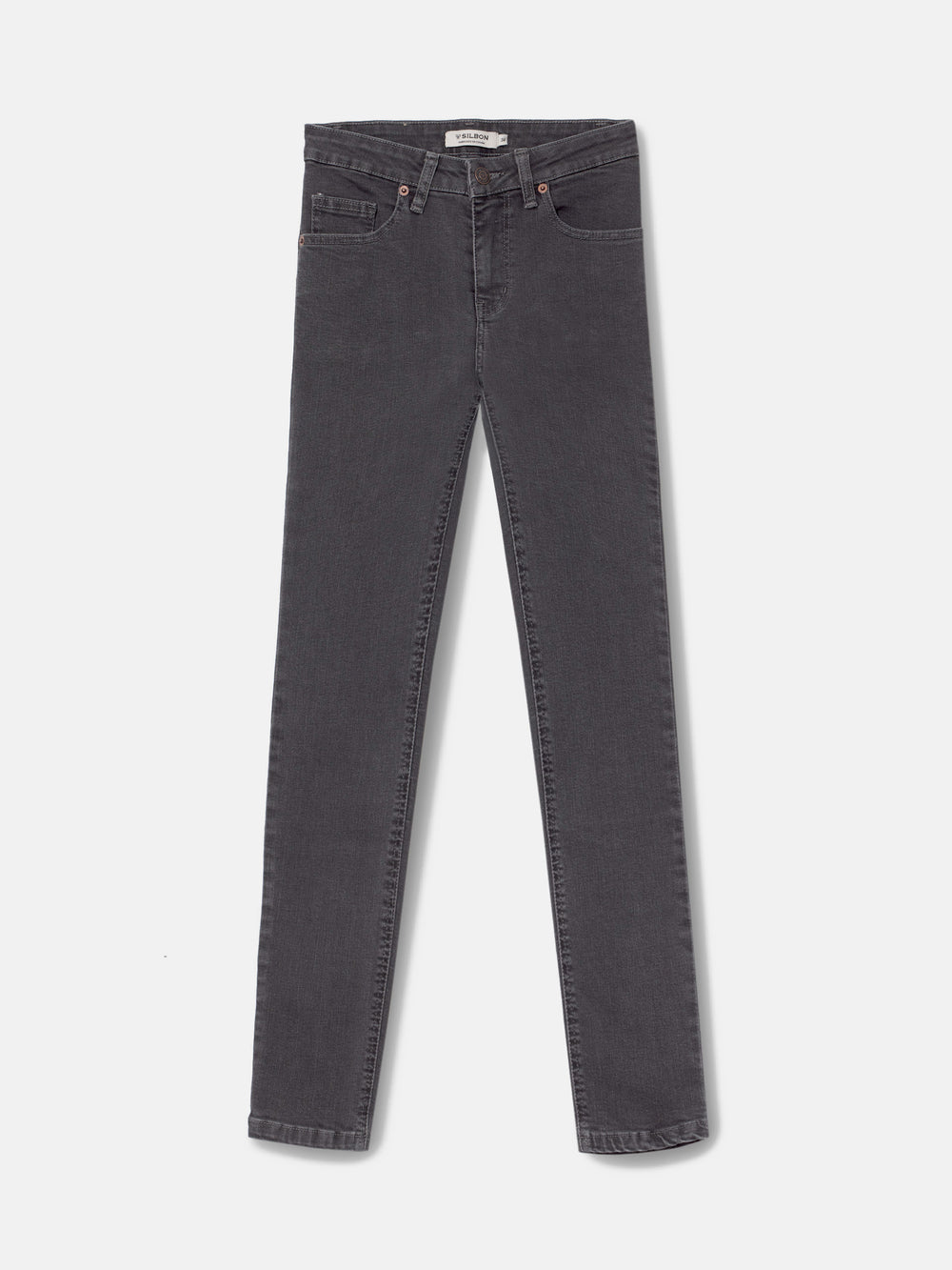 Women's slim fit grey trousers