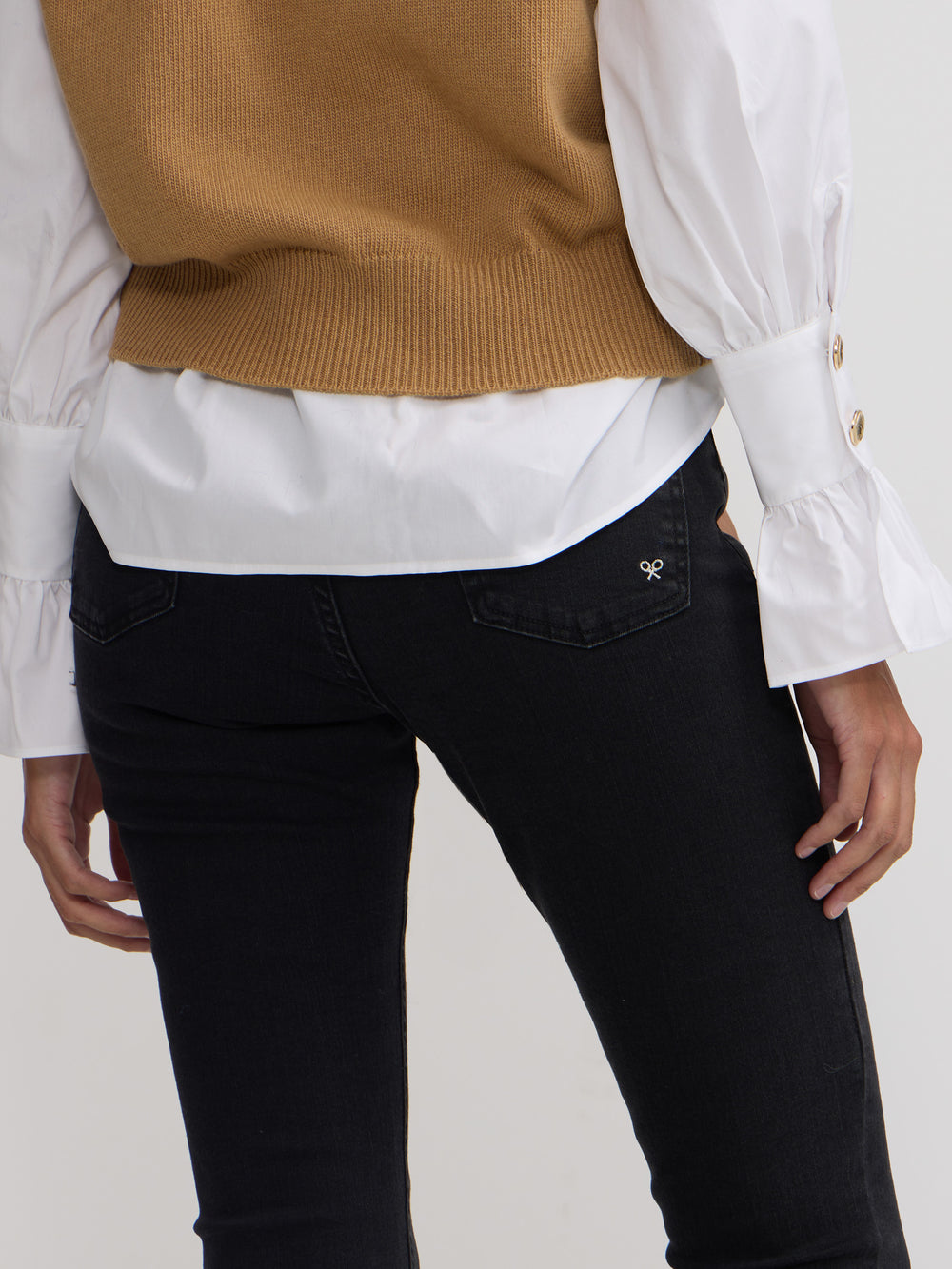 Women's slim fit black pants