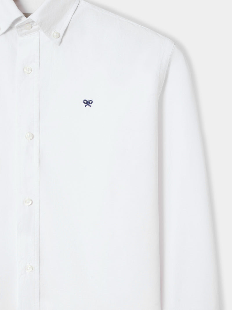 Camisa sport oxford branca
