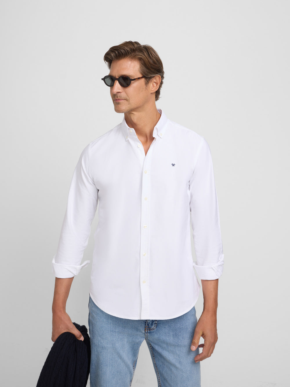 Chemise sport oxford blanche
