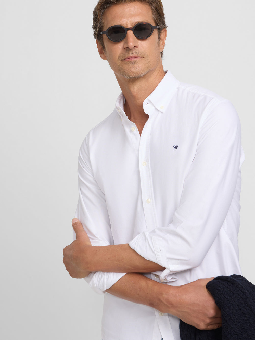 Chemise sport oxford blanche