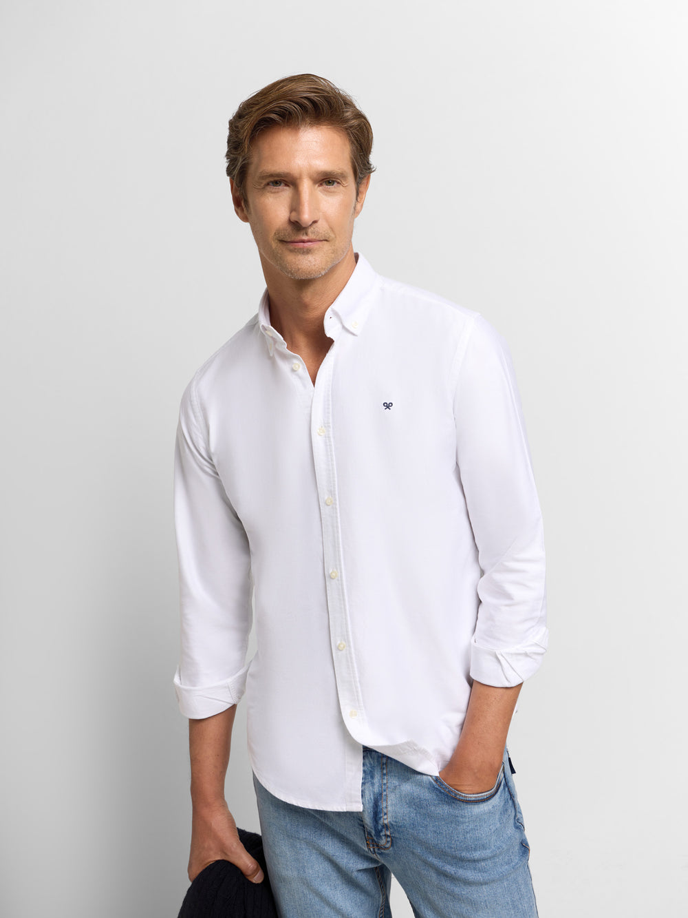 Chemise sport oxford blanche