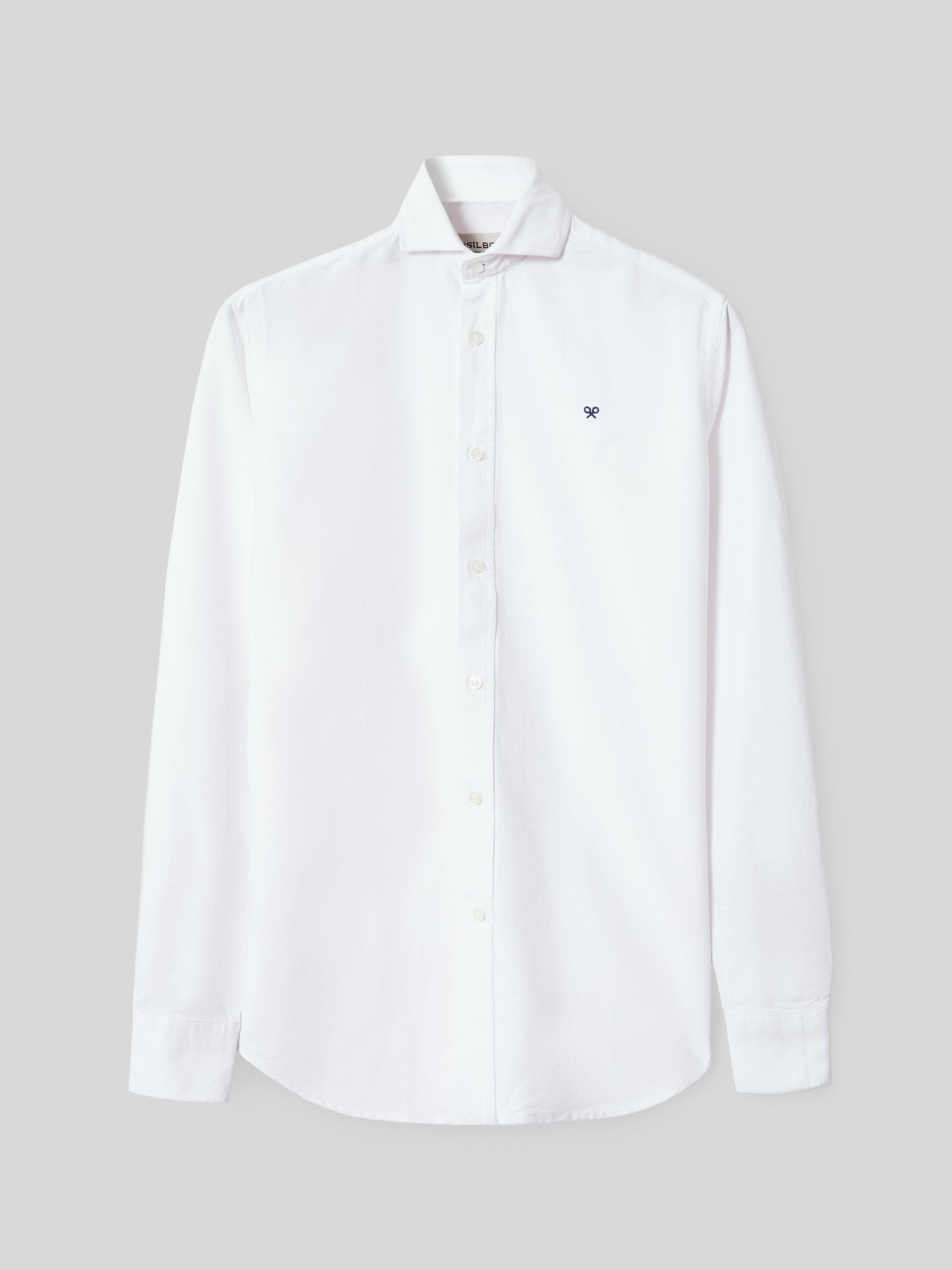 Camisa sport oxford cutaway blanca