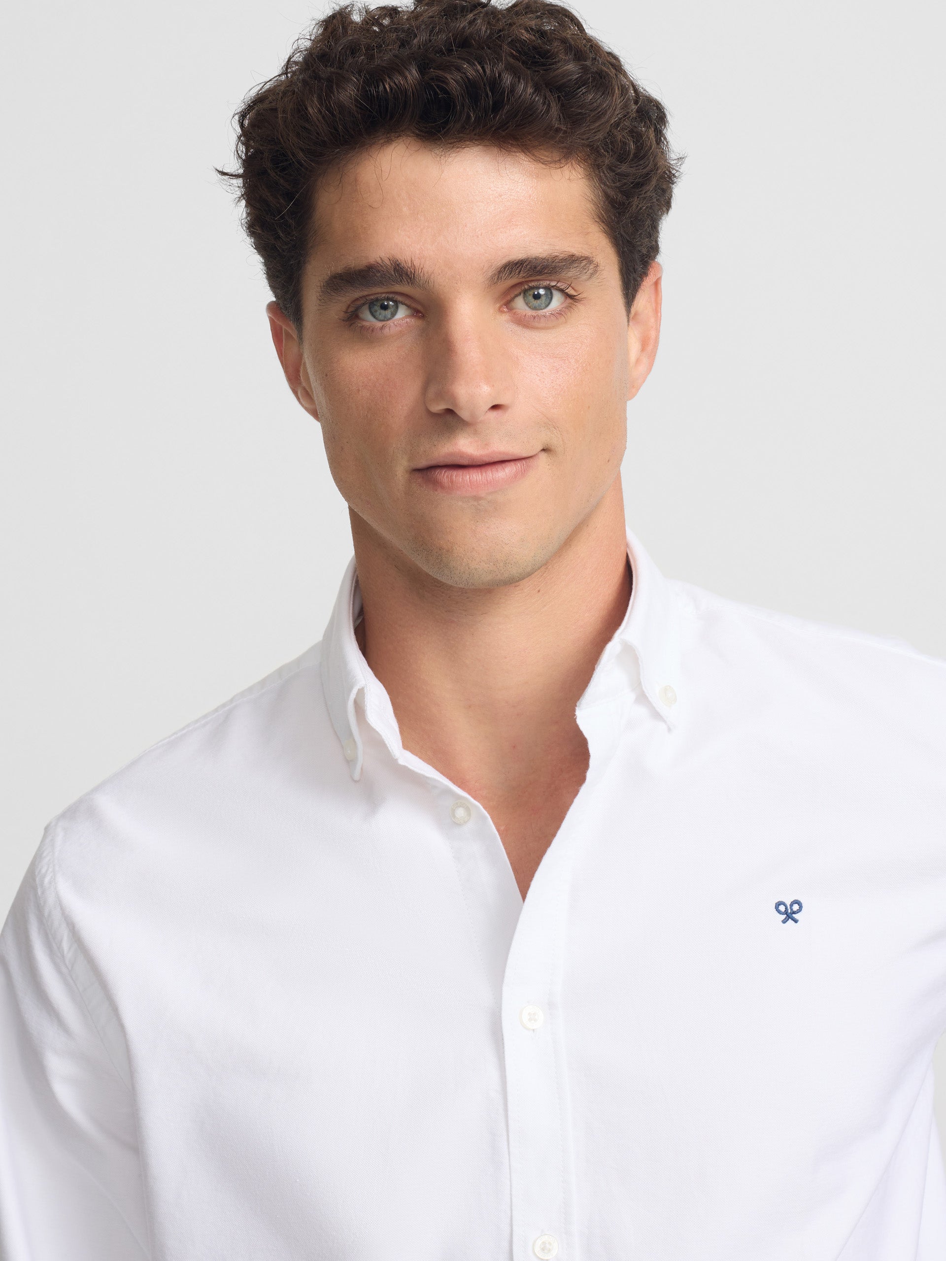 Chemise sport oxford coupe classique blanche