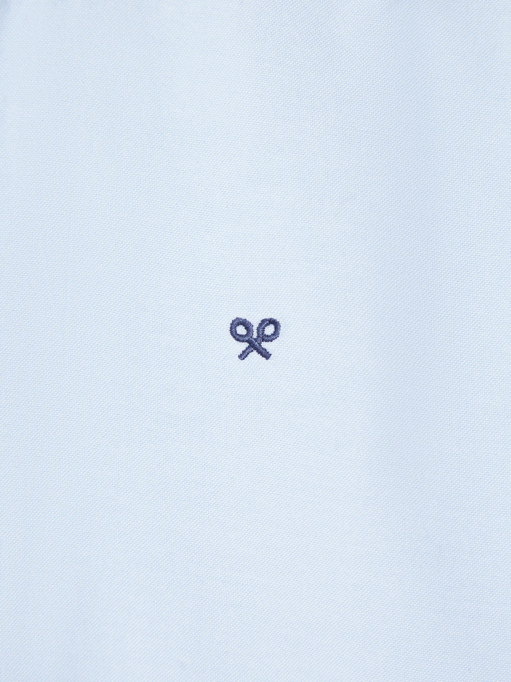 Light blue cutaway oxford sport shirt