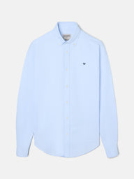 Camisa sport oxford regular fit celeste