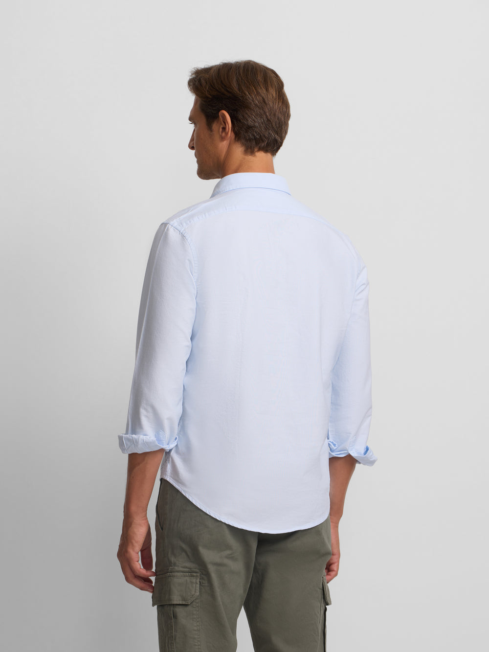 Light blue oxford sports t-shirt