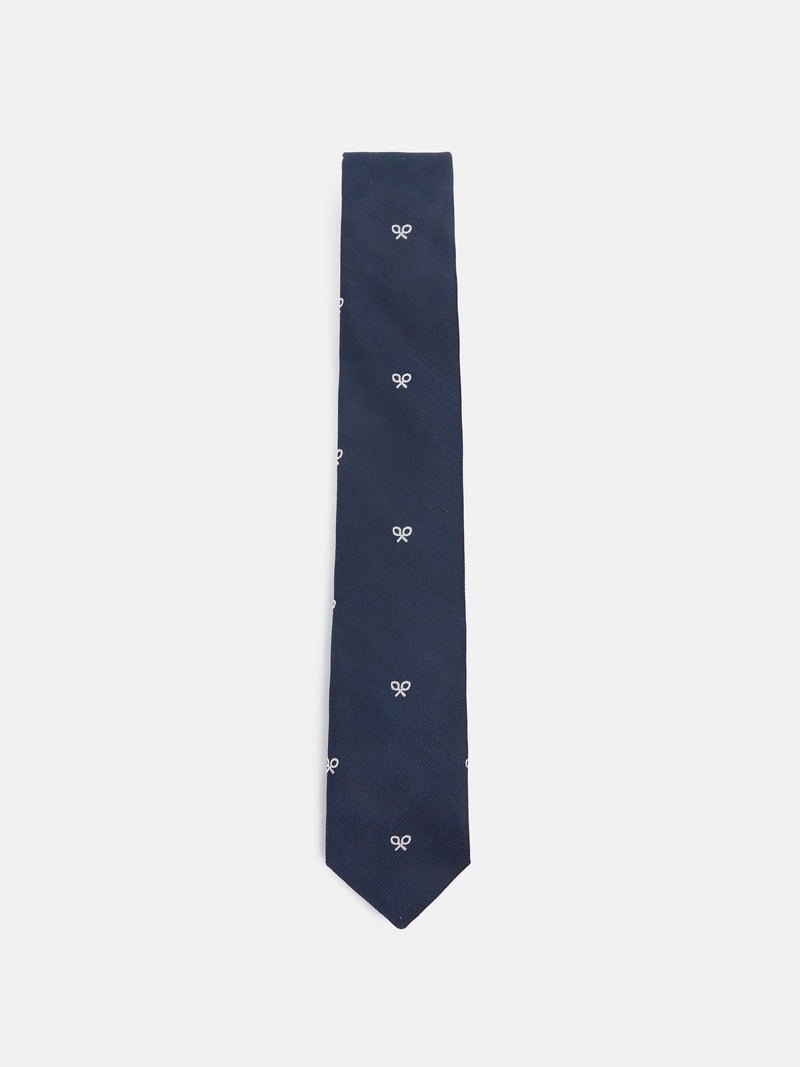 Corbata kids raquetas blancas