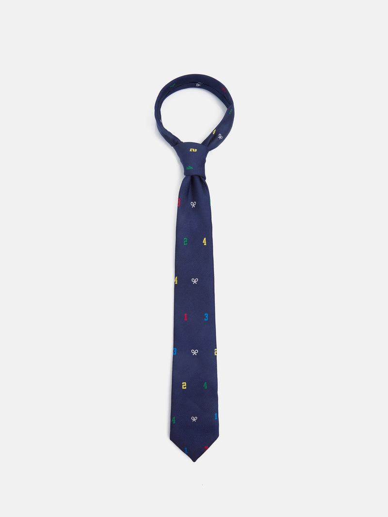 Corbata kids raquetas y numeros
