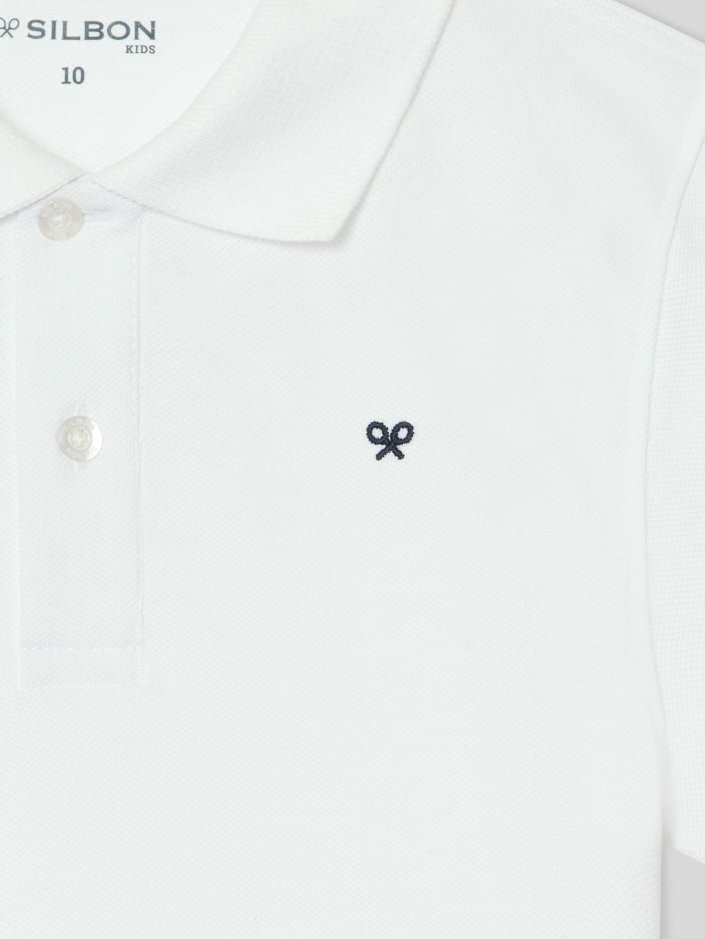 Polo kids clasico miniraqueta blanco