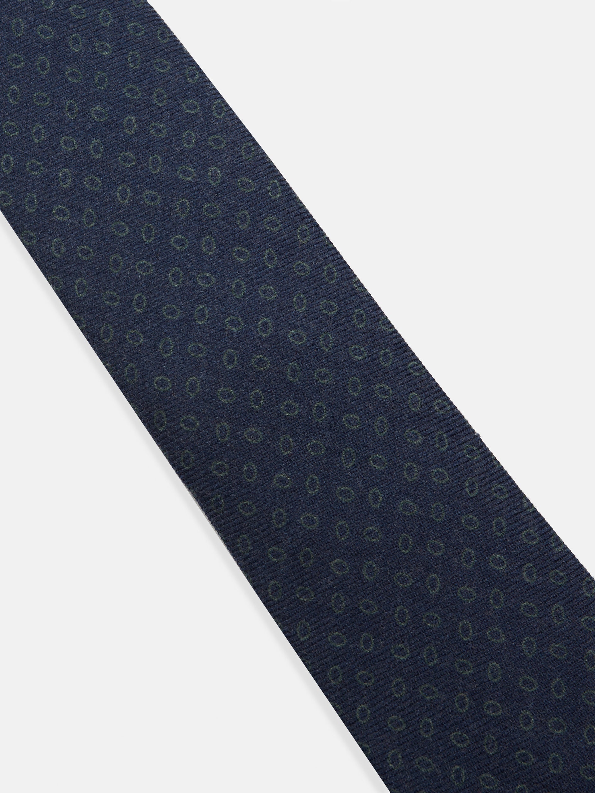 Navy blue irregular icons tie