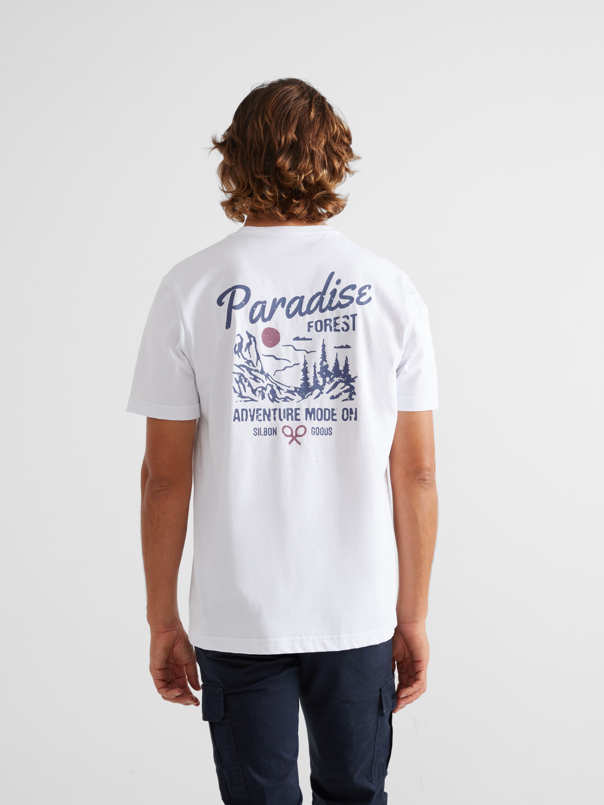 Camiseta paradise forest blanca