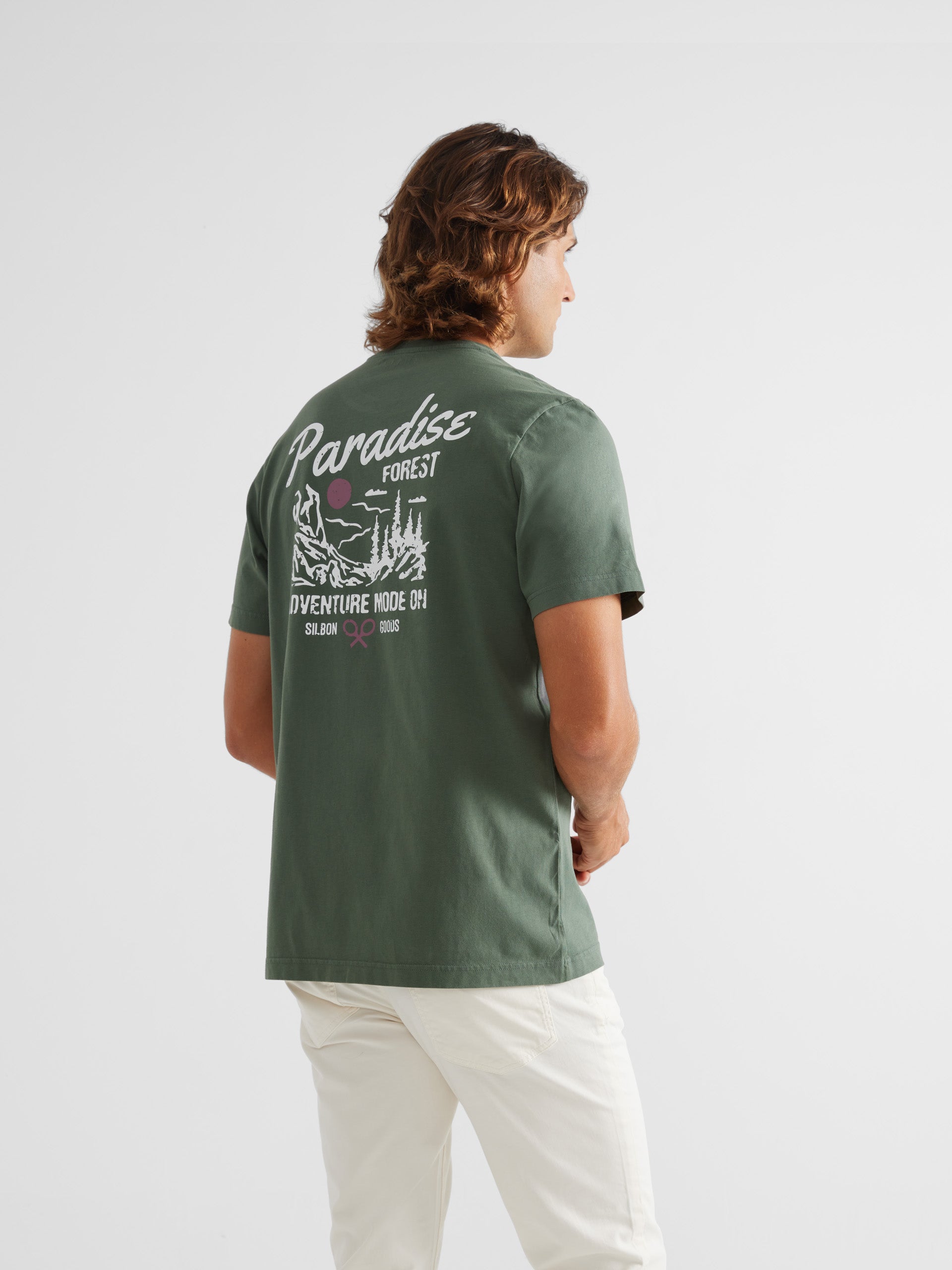 Camiseta paradise forest verde