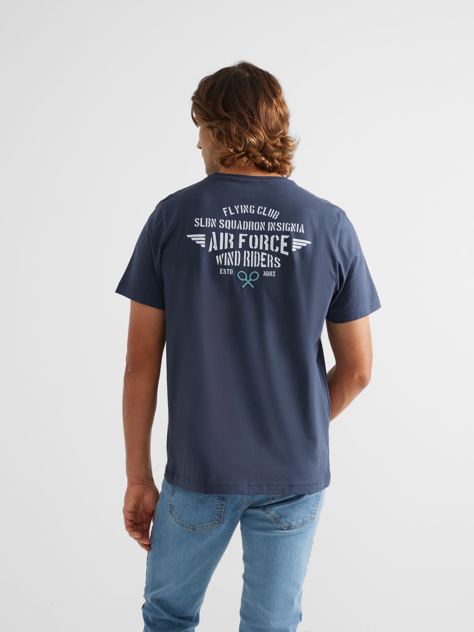 Camiseta air force azul marino