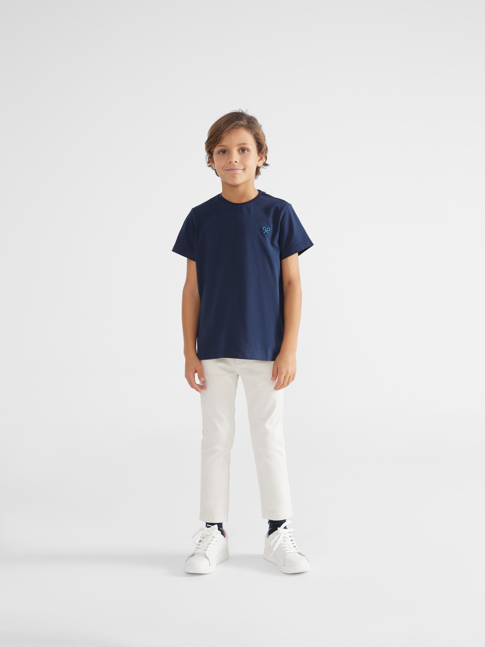 Camiseta kids winter vibes azul marino